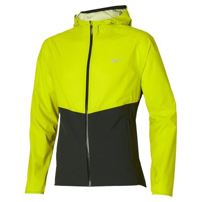Cazadoras Mizuno Waterproof 20K ER Hombre - Amarillos / Negros - Chile M367YNROPB